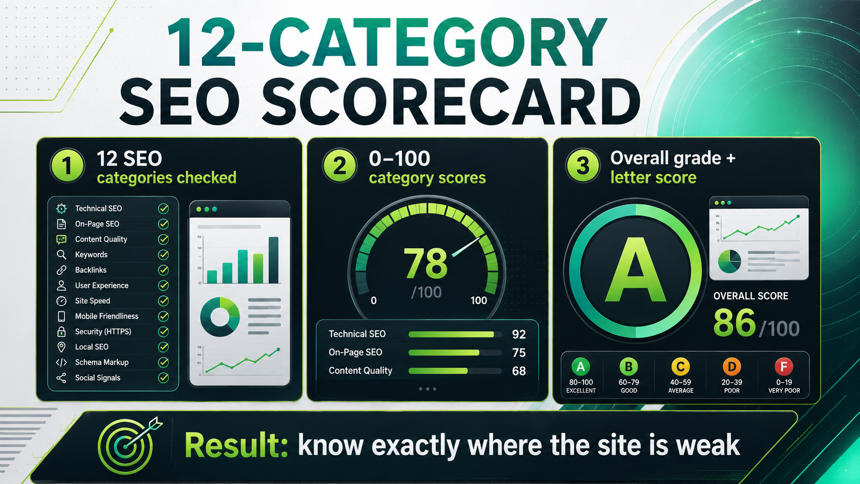 12-Category SEO Scorecard