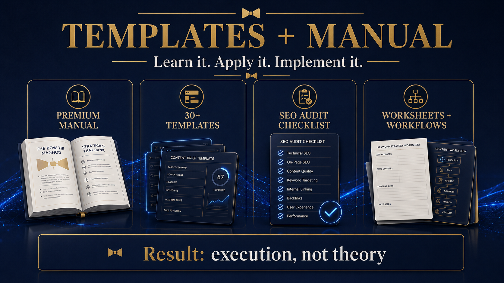 The Bow Tie SEO Framework — 5 Pillars, One Search System