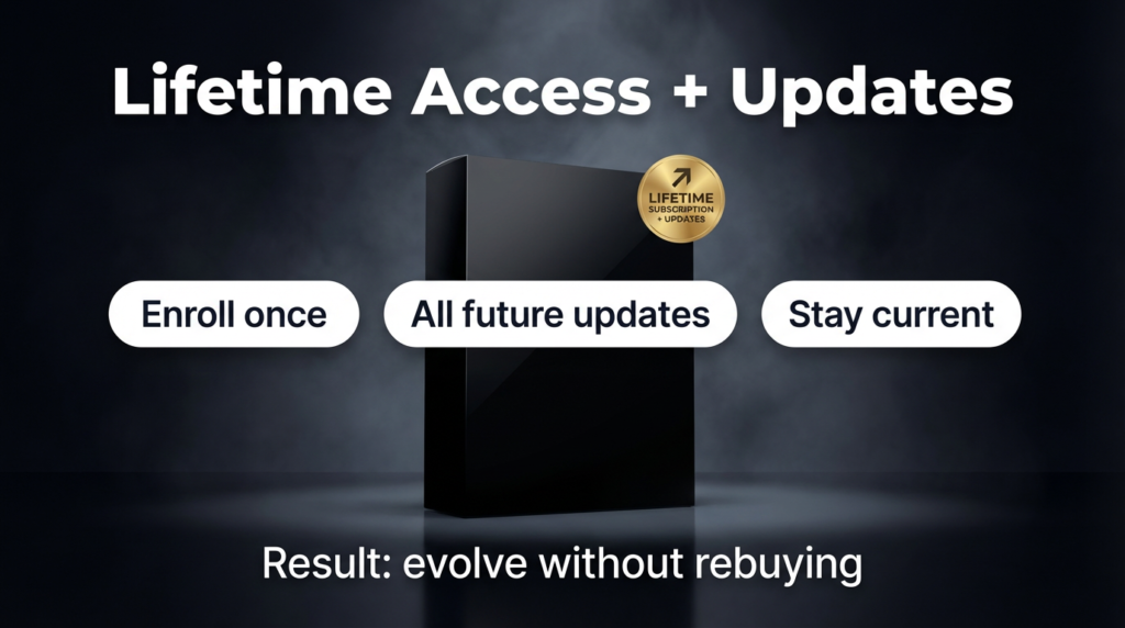 Lifetime Access + Updates package