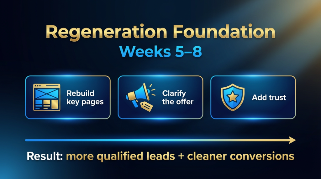 Regeneration Foundation (Weeks 5–8) package