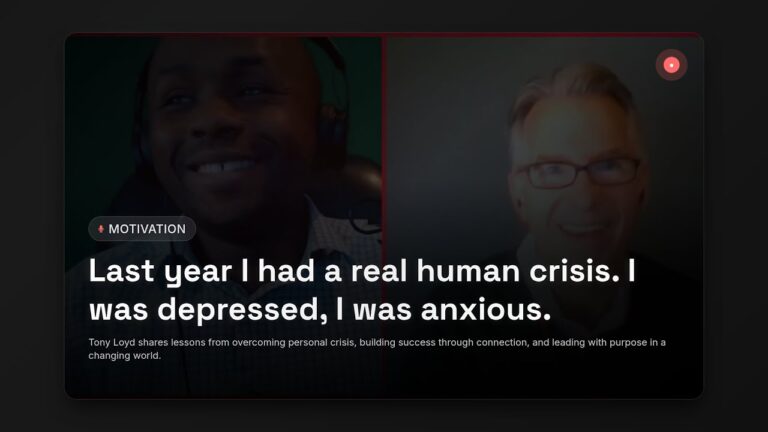 How Tony Loyd Overcame Crisis to Find Purpose & Lead with Impact