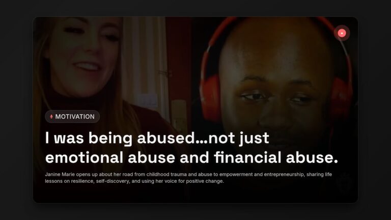 Overcoming Abuse & Rising Strong: Janine Marie’s Journey to Empowerment