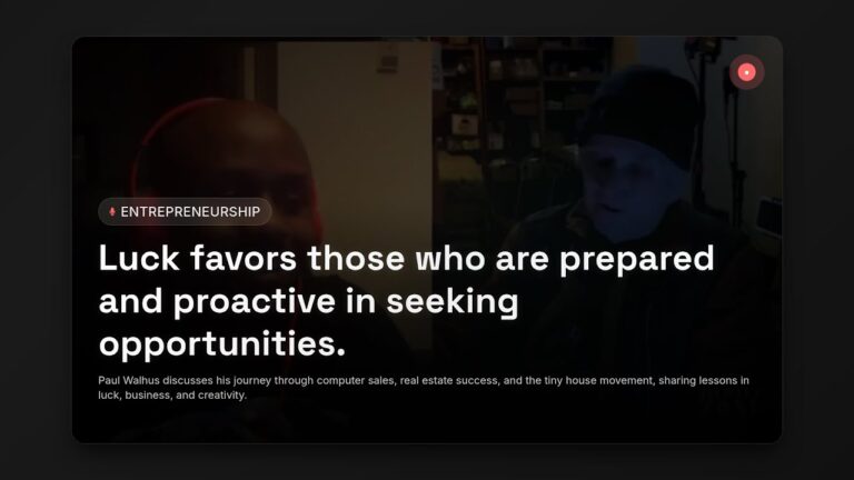 How Entrepreneur Paul Walhus Made Millions & Embraced the Tiny House Revolution