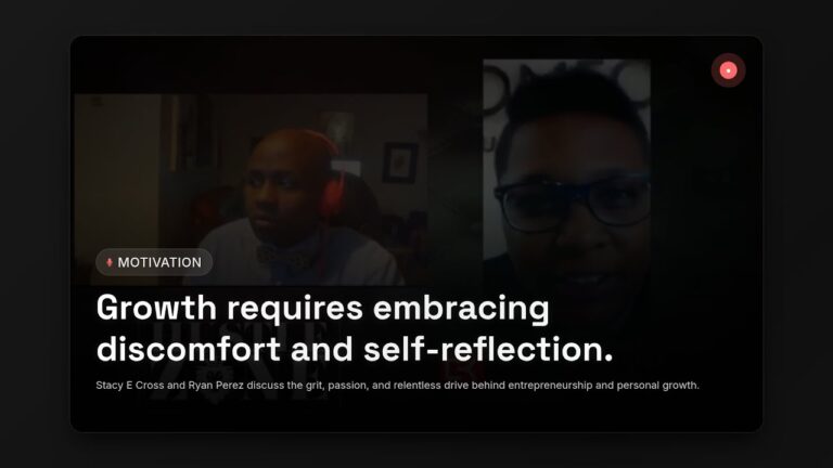 Embrace Discomfort: Stacy E Cross on Hustle, Failure, and Entrepreneurial Growth